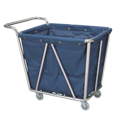 Tapered linen cart with armrest