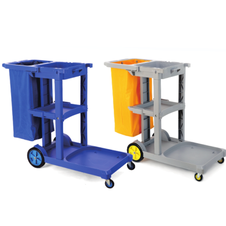 Multipurpose cleaning trolley